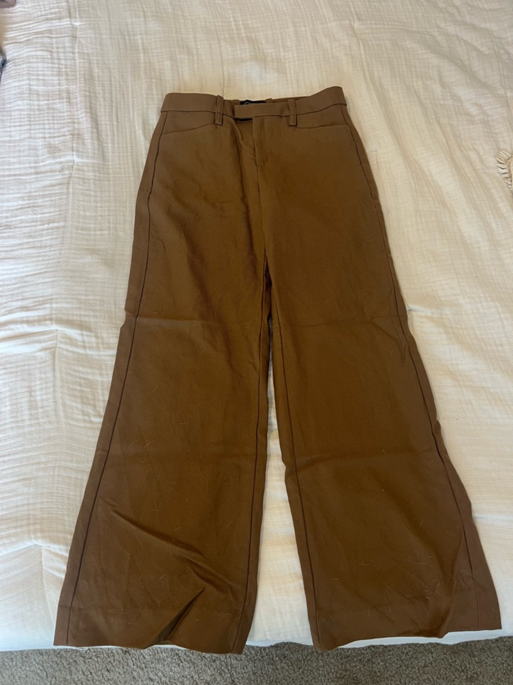 Banana Republic Wide-Leg Trousers in Brown